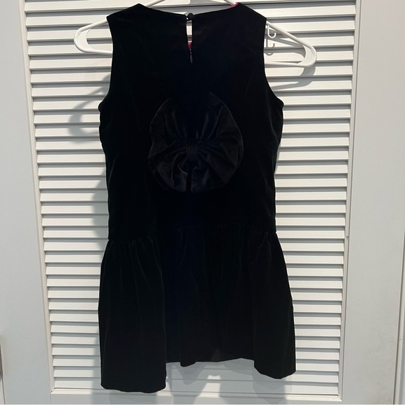 NWT Milly Velvet Bow Dress - Picture 4 of 12
